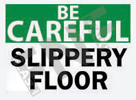 Slippery floor Sign 1