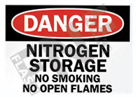 Nitrogen storage Sign 1