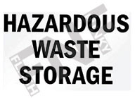 Hazardous waste storage