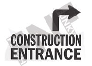 Construction entrance