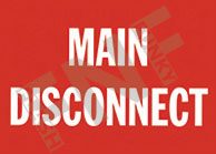Main disconnect