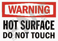 Warning ÃƒÂ¢Ã¢â€šÂ¬Ã¢â‚¬Å“ Hot surface ÃƒÂ¢Ã¢â€šÂ¬Ã¢â‚¬Å“ Do not touch