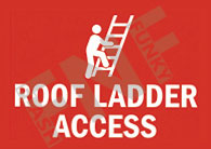 Roof ladder access