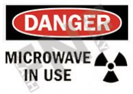MICROWAVE SAFETY SIGNS