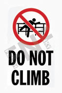 Do not climb