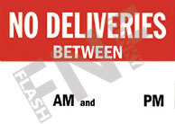 No delivery between ÃƒÂ¢Ã¢â€šÂ¬Ã¢â‚¬Å“ __ AM  and __ PM
