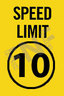 Speed limit 10