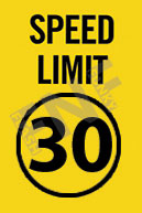 Speed limit 30