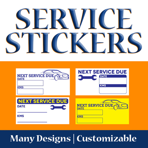 Service Stickers (50 x 100mm) 1